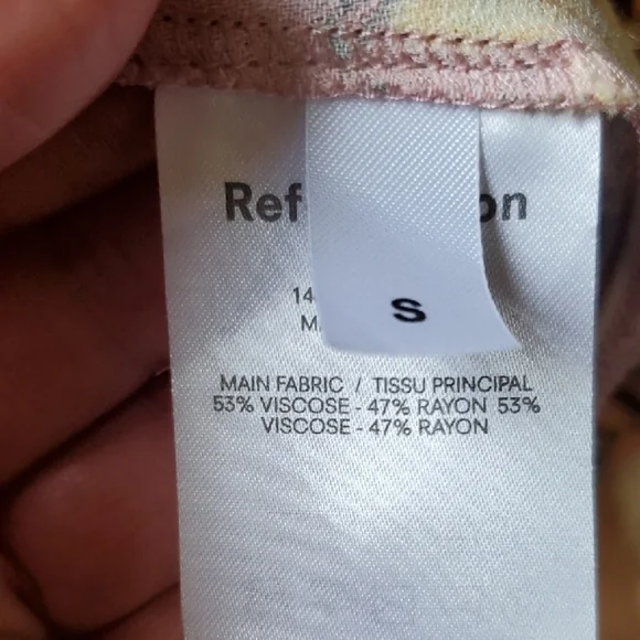 Reformation Toucan Tropical Floral Pink Midi Dress Small - Picture 4 of 8